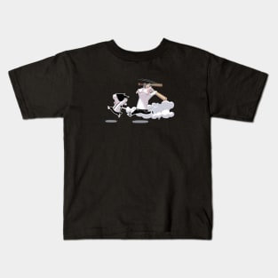 Cat Fighting !! Kids T-Shirt